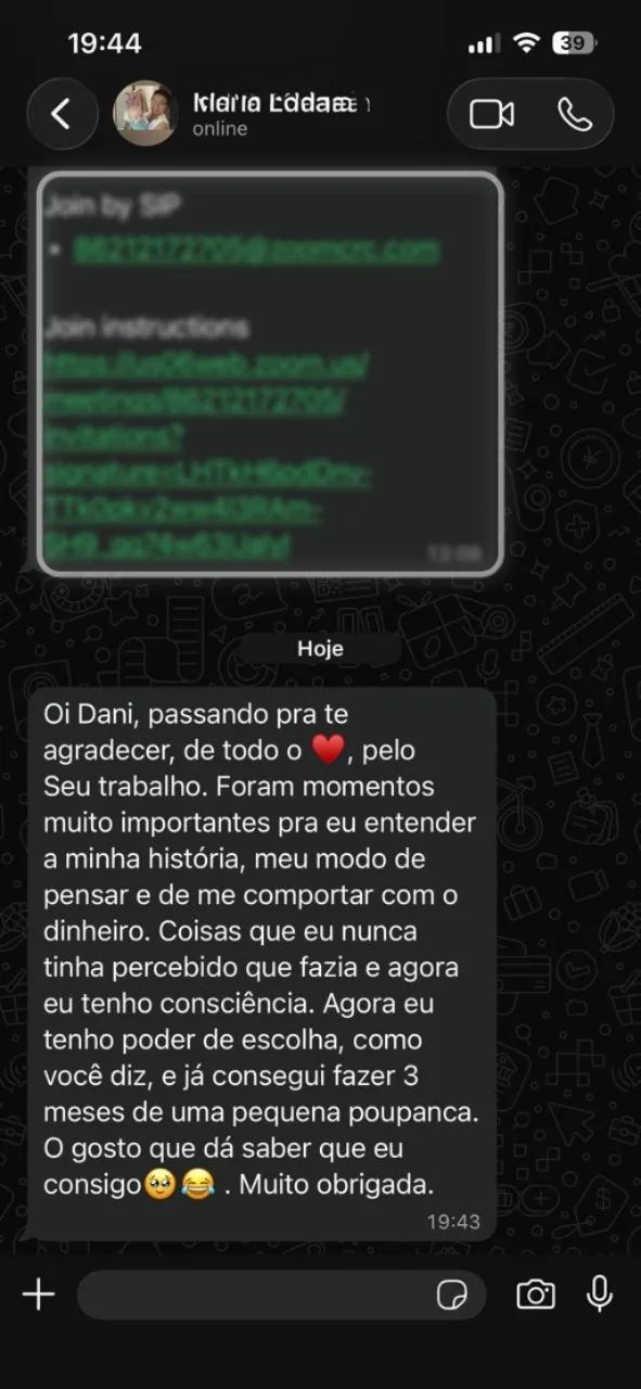 Depoimento de participante 2