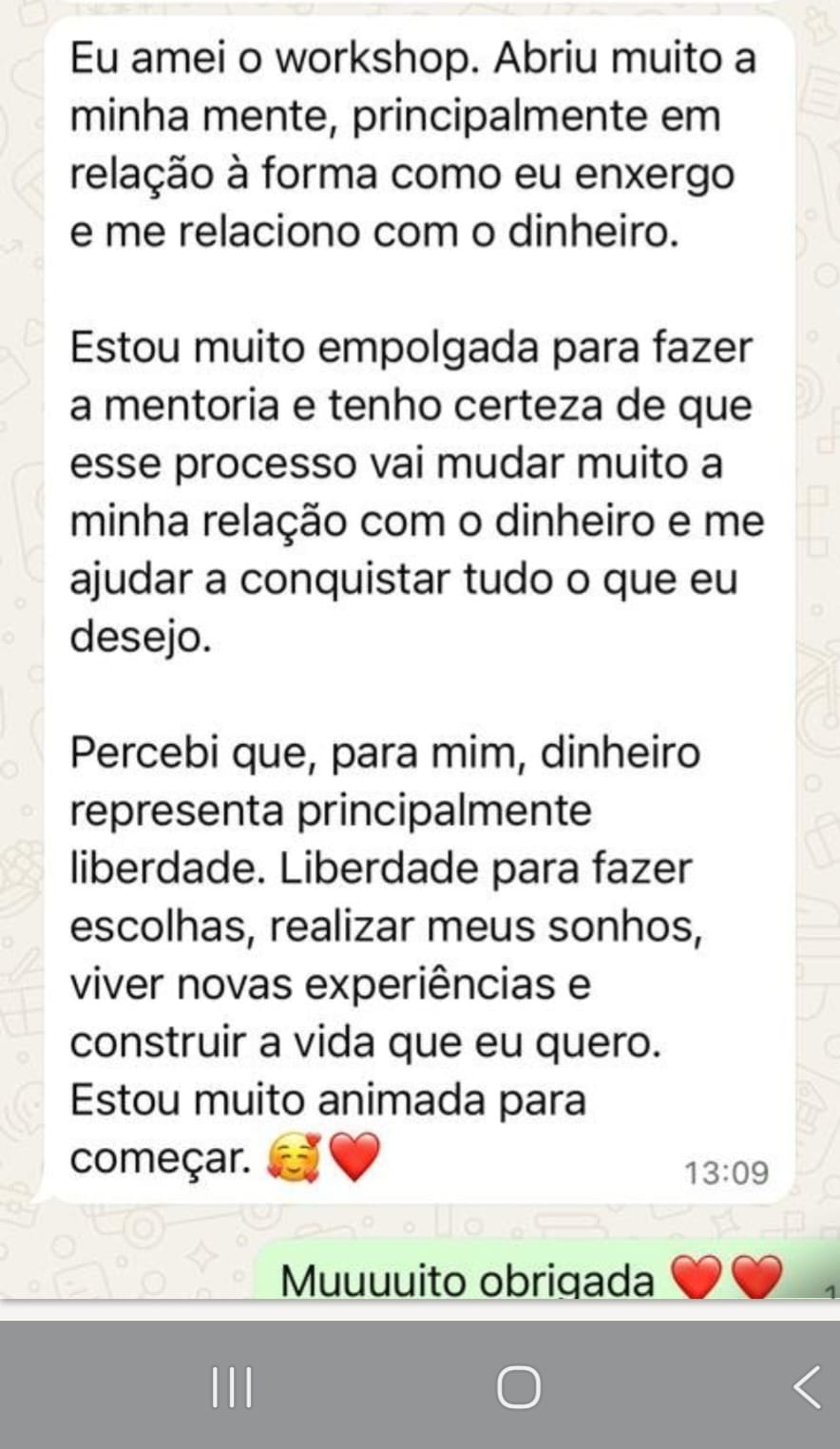 Depoimento de participante 4